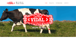 Desktop Screenshot of lacteosvidal.com.ar